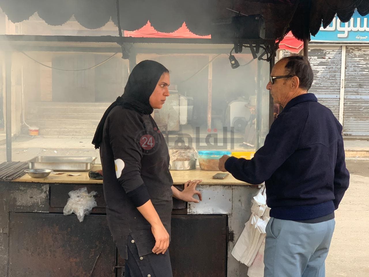 هبة بائعة المشويات ببورسعيد 