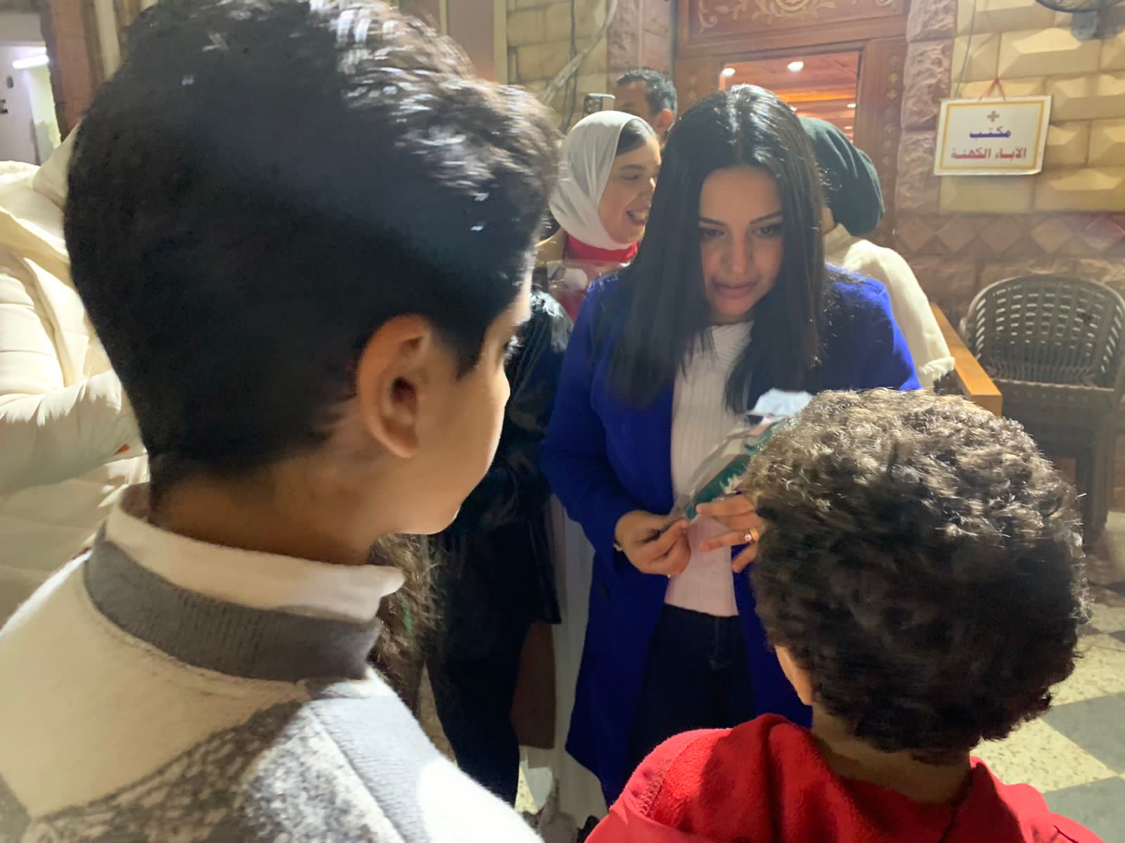 التحالف الوطني يوزع هدايا لاسعاد الصغار في عيد الميلاد ببورسعيد