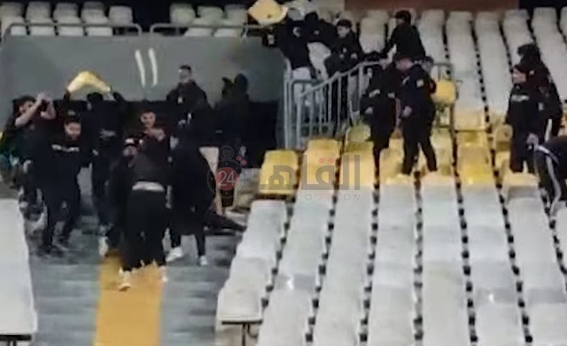 اشتباكات بين جماهير بورسعيد والإسماعيلي خلال مبارة الدوري
