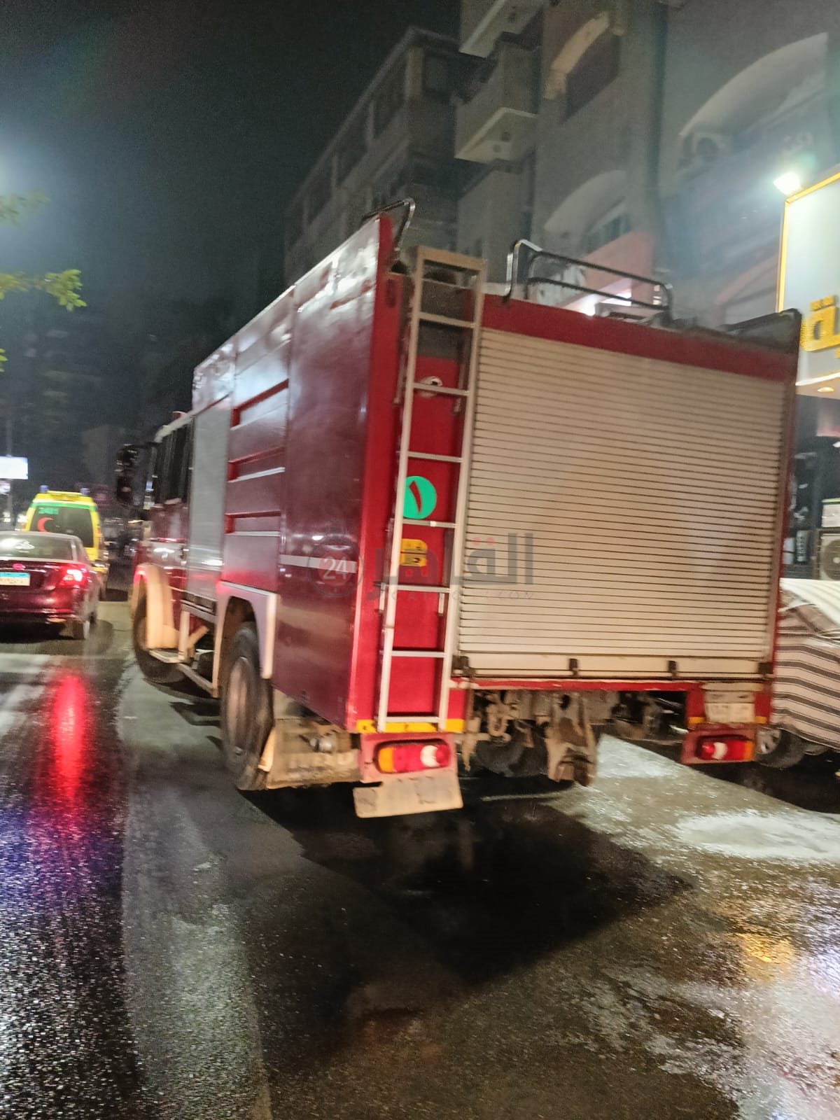 حريق التوحيد والنور بالمهندسين 5