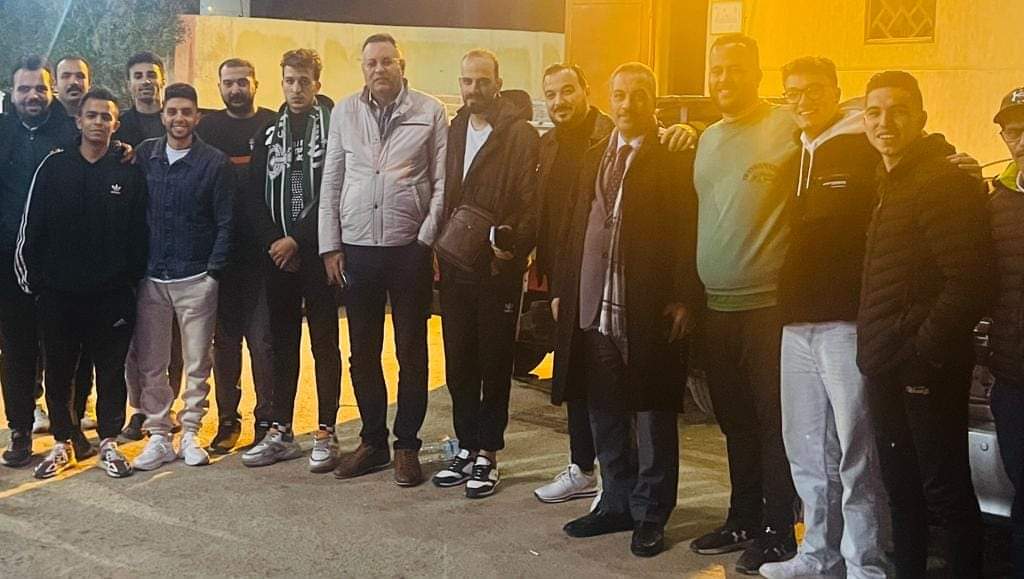 الاحتفال باخلاء سبيل الجماهير 