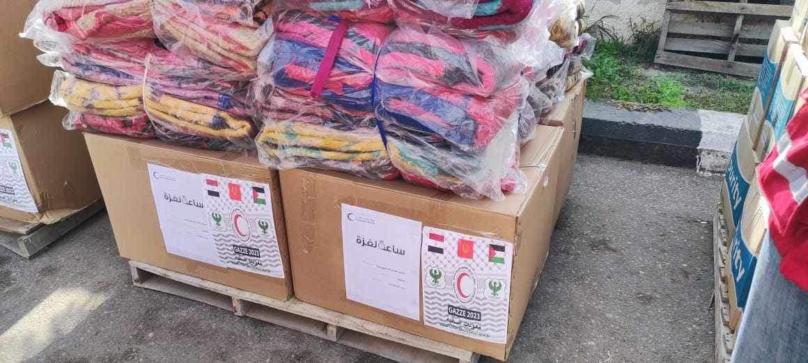 قافلة المصري تتحرك لمساعدة أهالي غزة