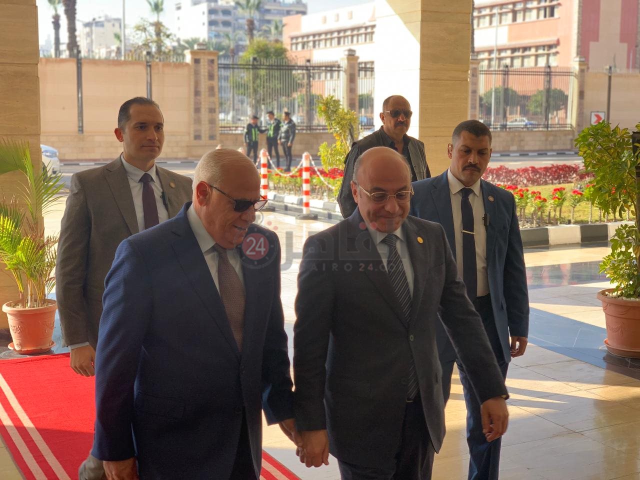 وزير العدل يصل بورسعيد