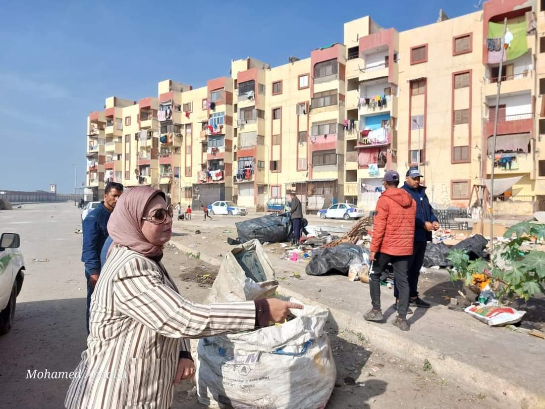 حملة لمكافحة نباشين القمامة ببورسعيد