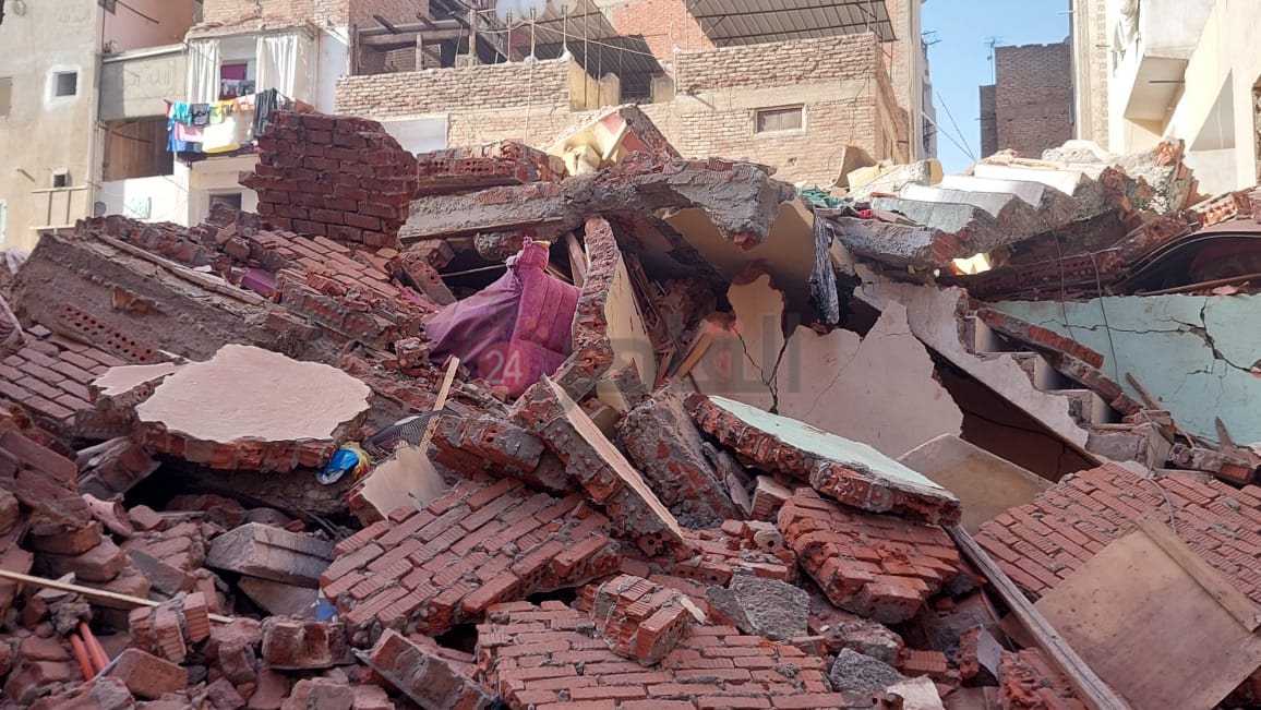 انهيار عقار في الدقهلية