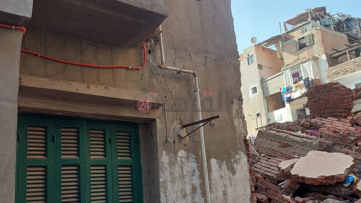 انهيار عقار في الدقهلية
