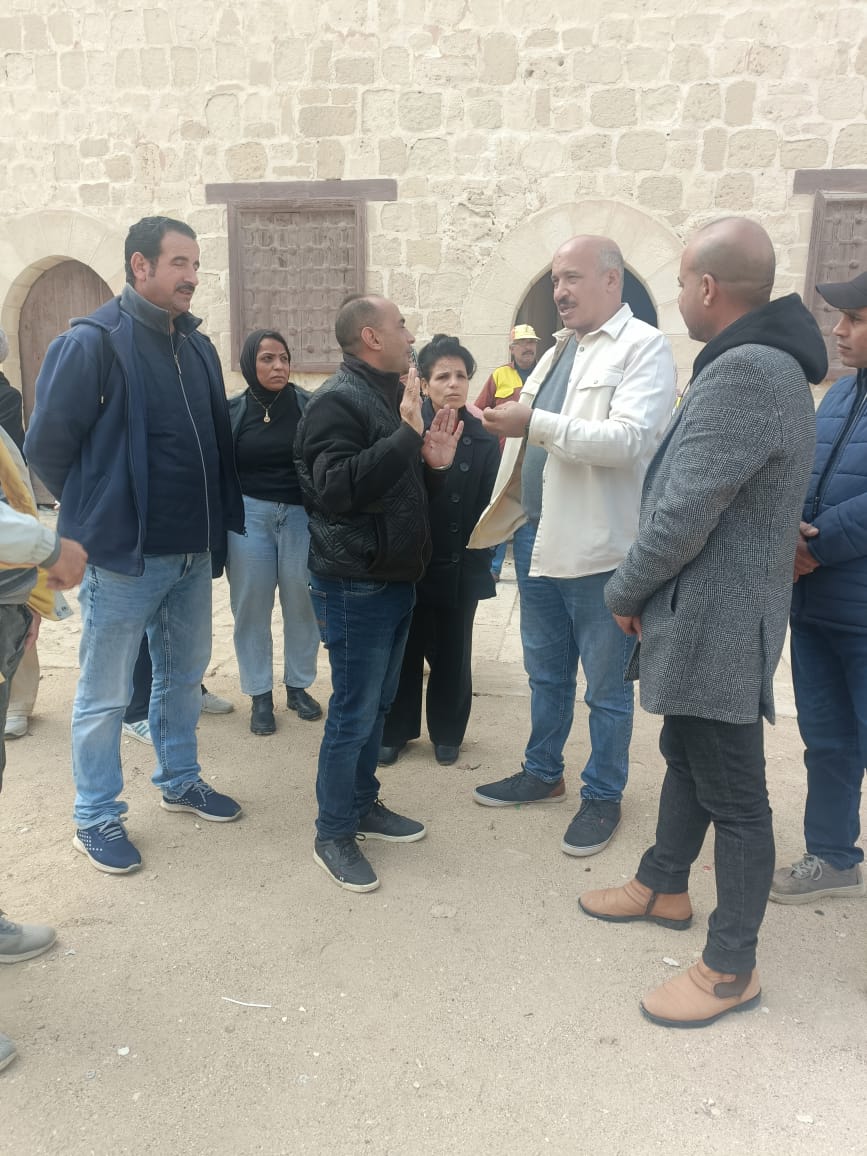 متابعة مشروعات قلعة قايتباي بالإسكندرية 