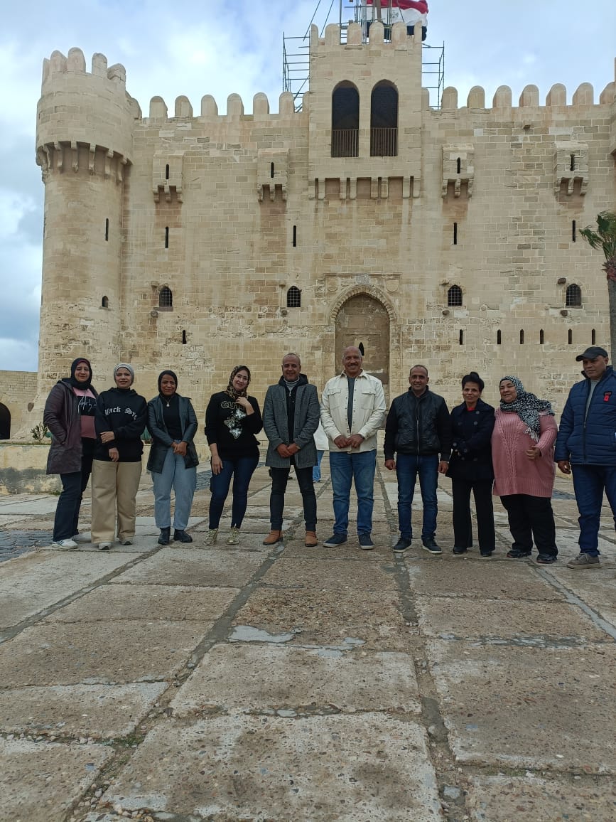 متابعة مشروعات قلعة قايتباي بالإسكندرية 