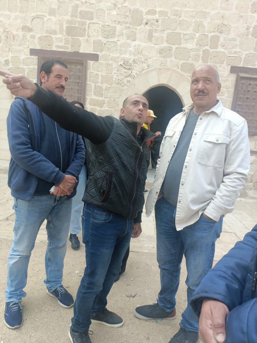 متابعة مشروعات قلعة قايتباي بالإسكندرية 