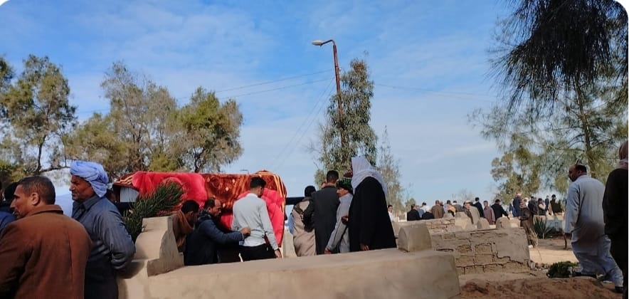 تشييع جثمان الشيخ إبراهيم عبدالغني بالشرقية 