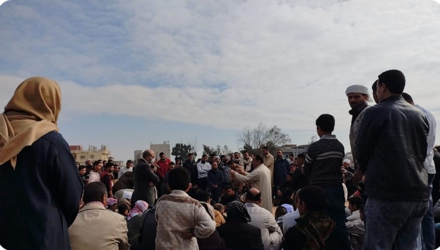 تشييع جثمان الشيخ إبراهيم عبدالغني بالشرقية 