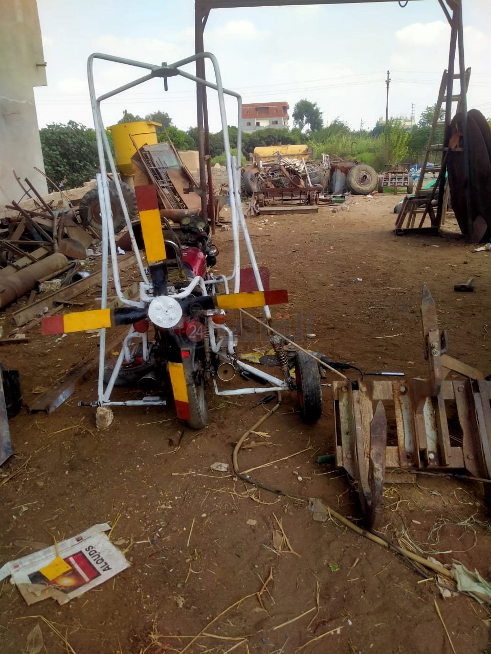 إعداد الموتسيكل الطائر في الشرقية