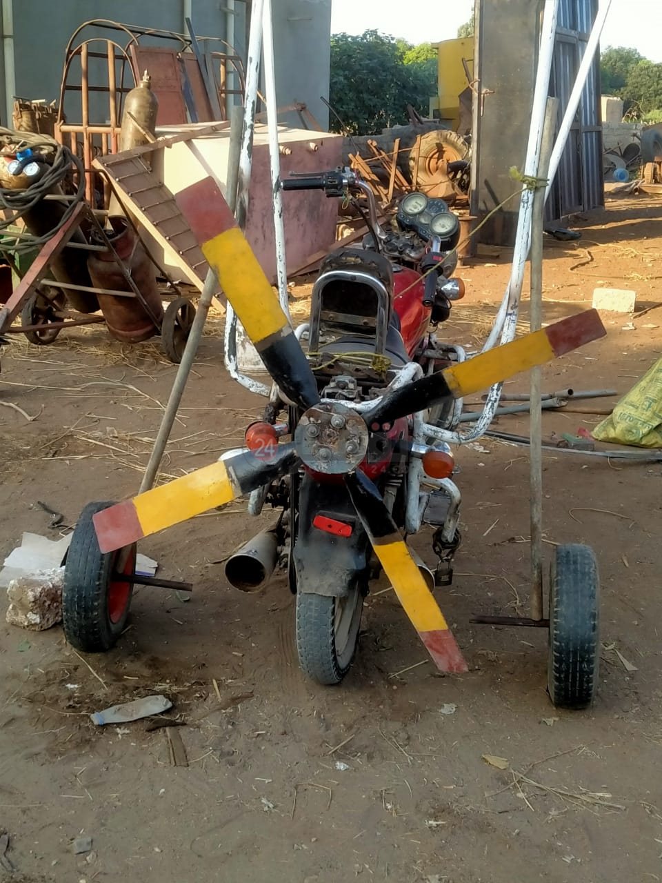 إعداد الموتسيكل الطائر في الشرقية