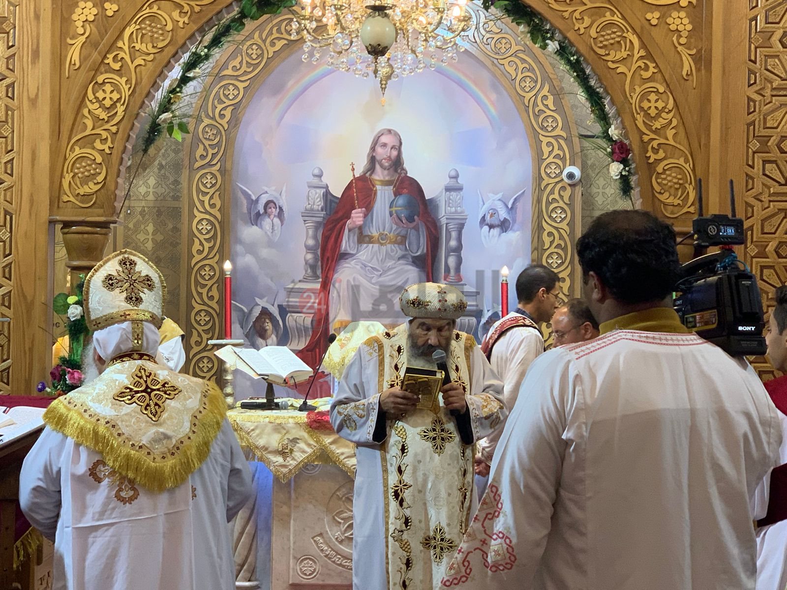 مطران بورسعيد يترأس قداس عيد الغطاس المجيد