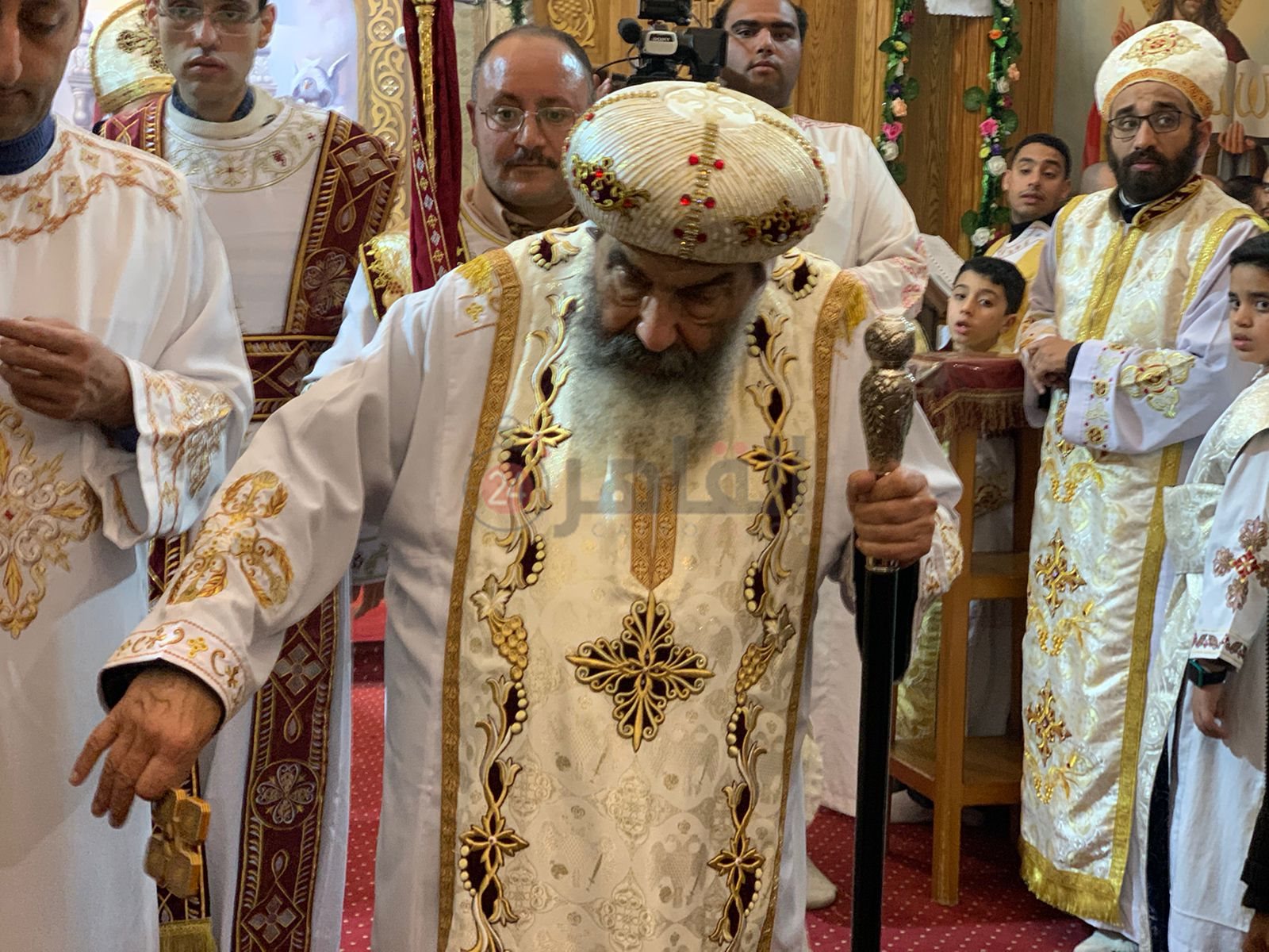 مطران بورسعيد يترأس قداس عيد الغطاس المجيد