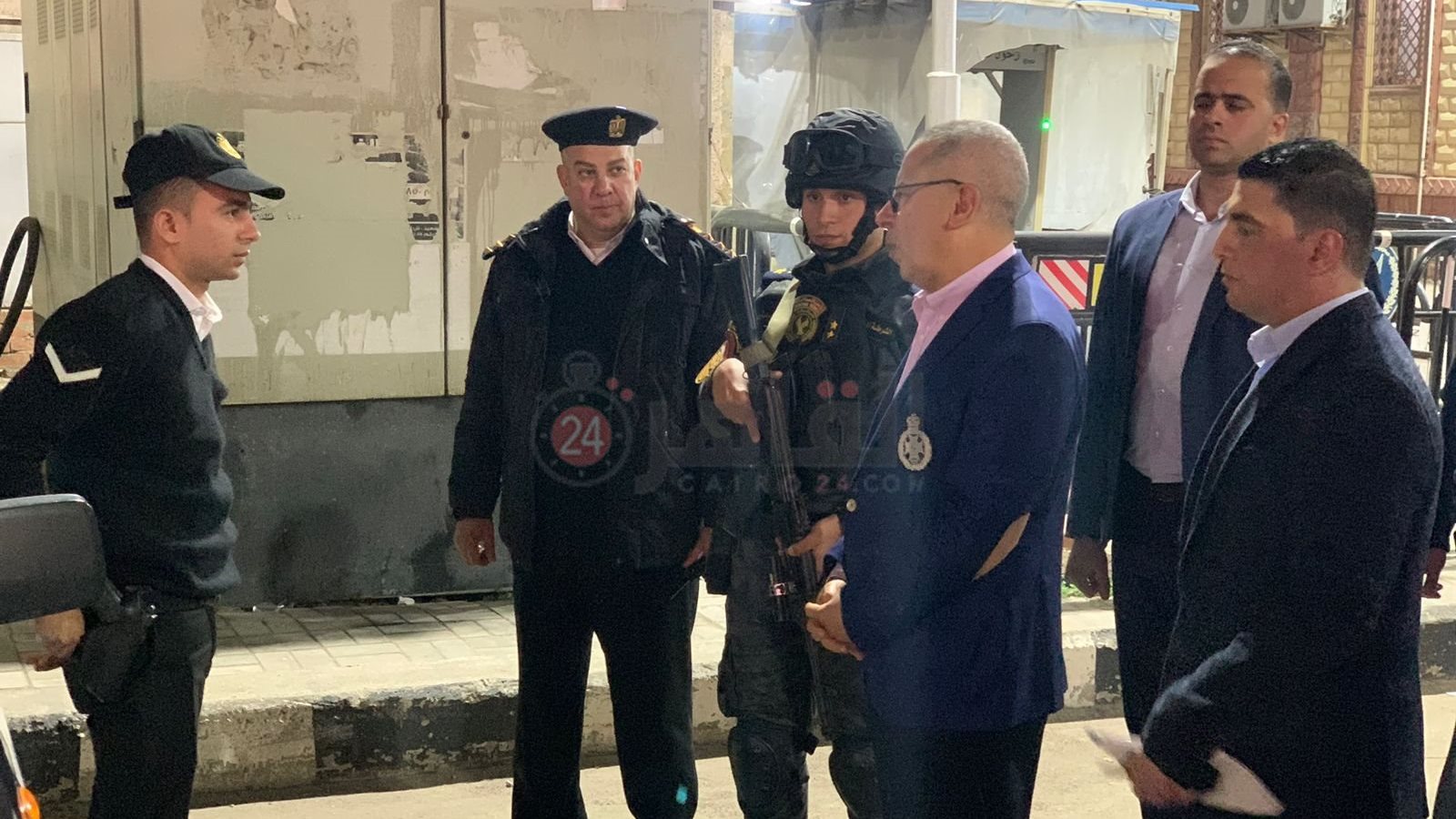 مدير أمن بورسعيد يشدد علي اليقظة خلال صلاة قداس عيد الغطاس - قص