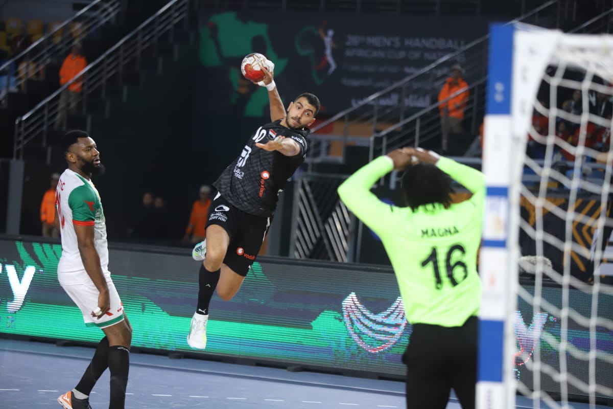 مباراة مصر والكونغو لكرة اليد (2)