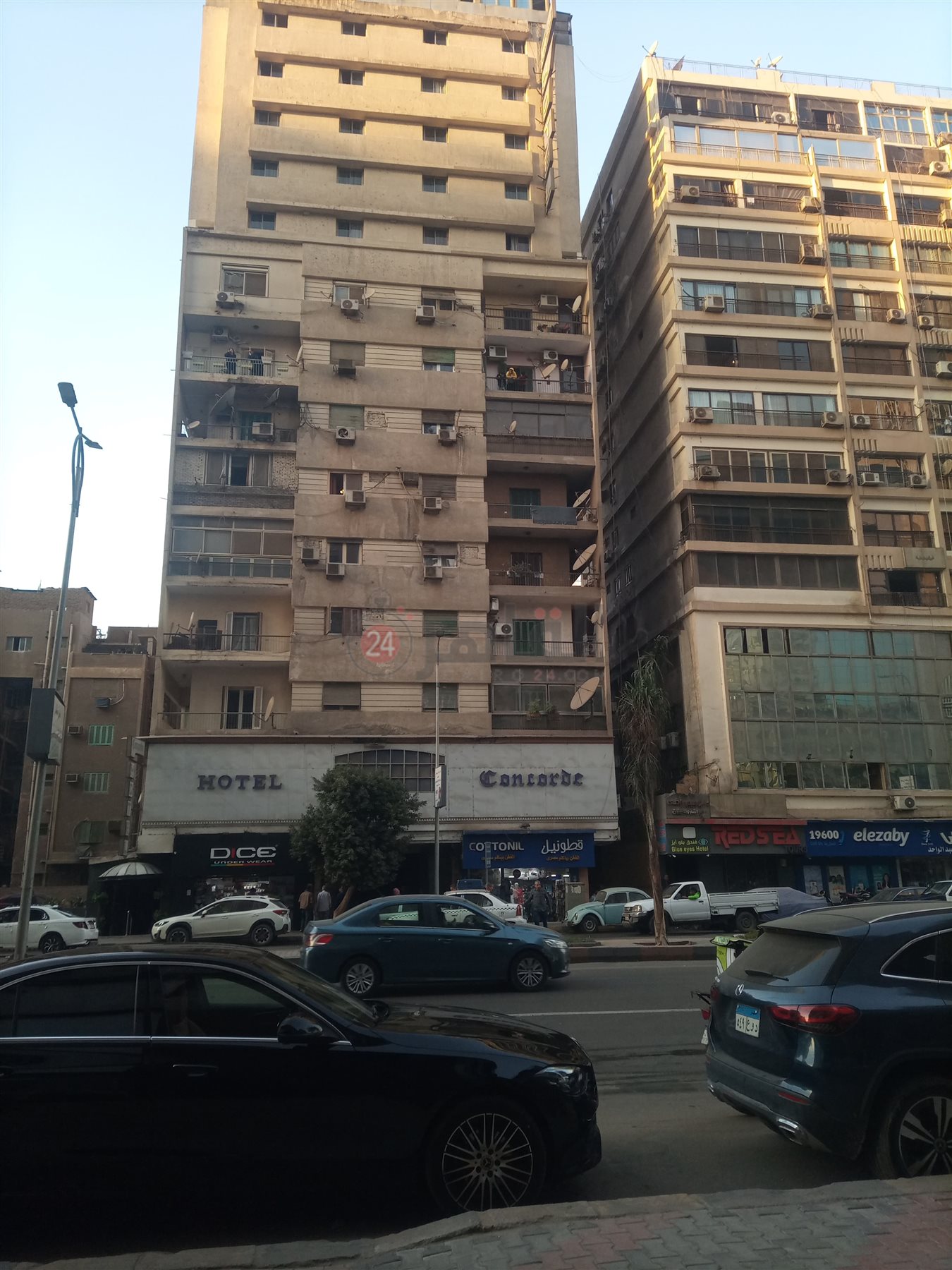 حريق أعلى فندق شهيرة بالدقي