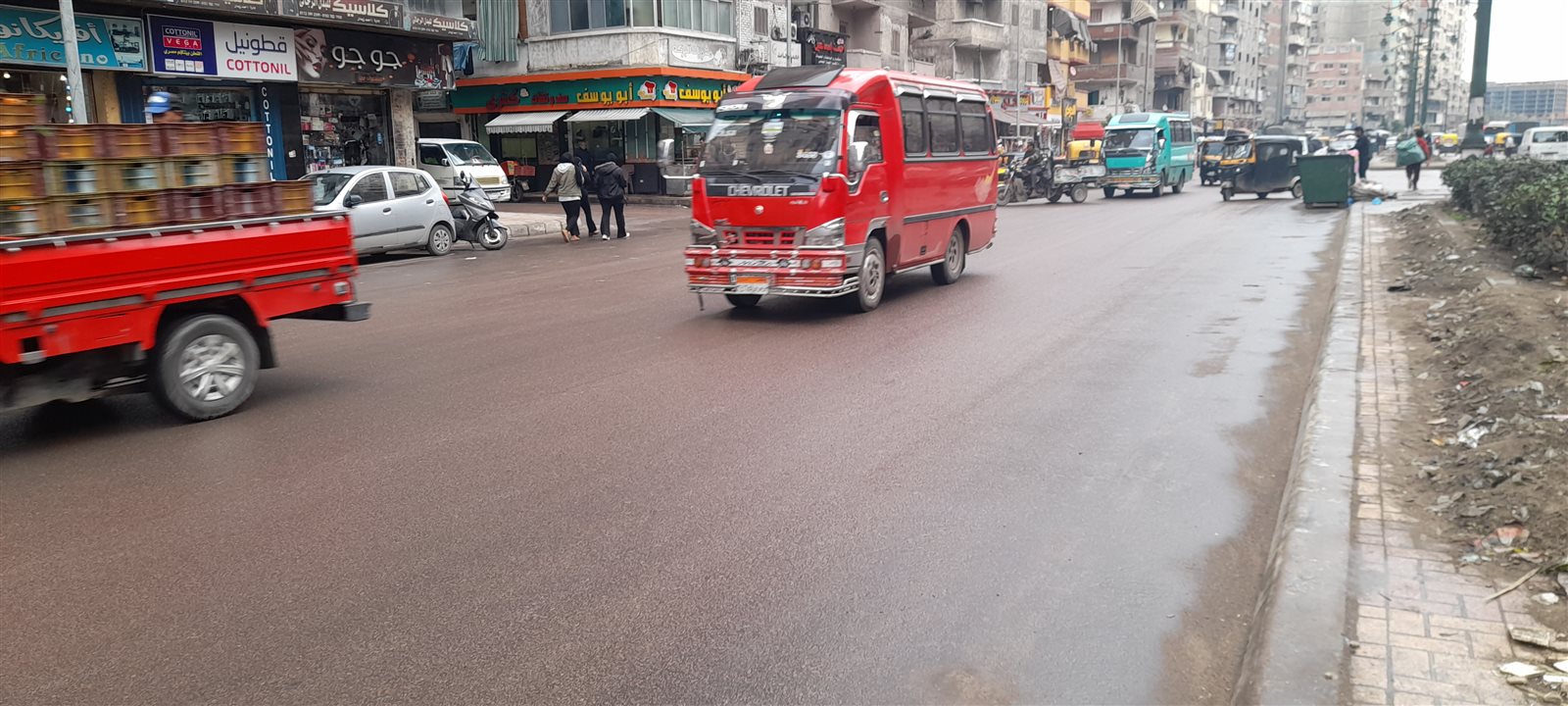 هطول أمطار متوسطة على مناطق شرق الإسكندرية 