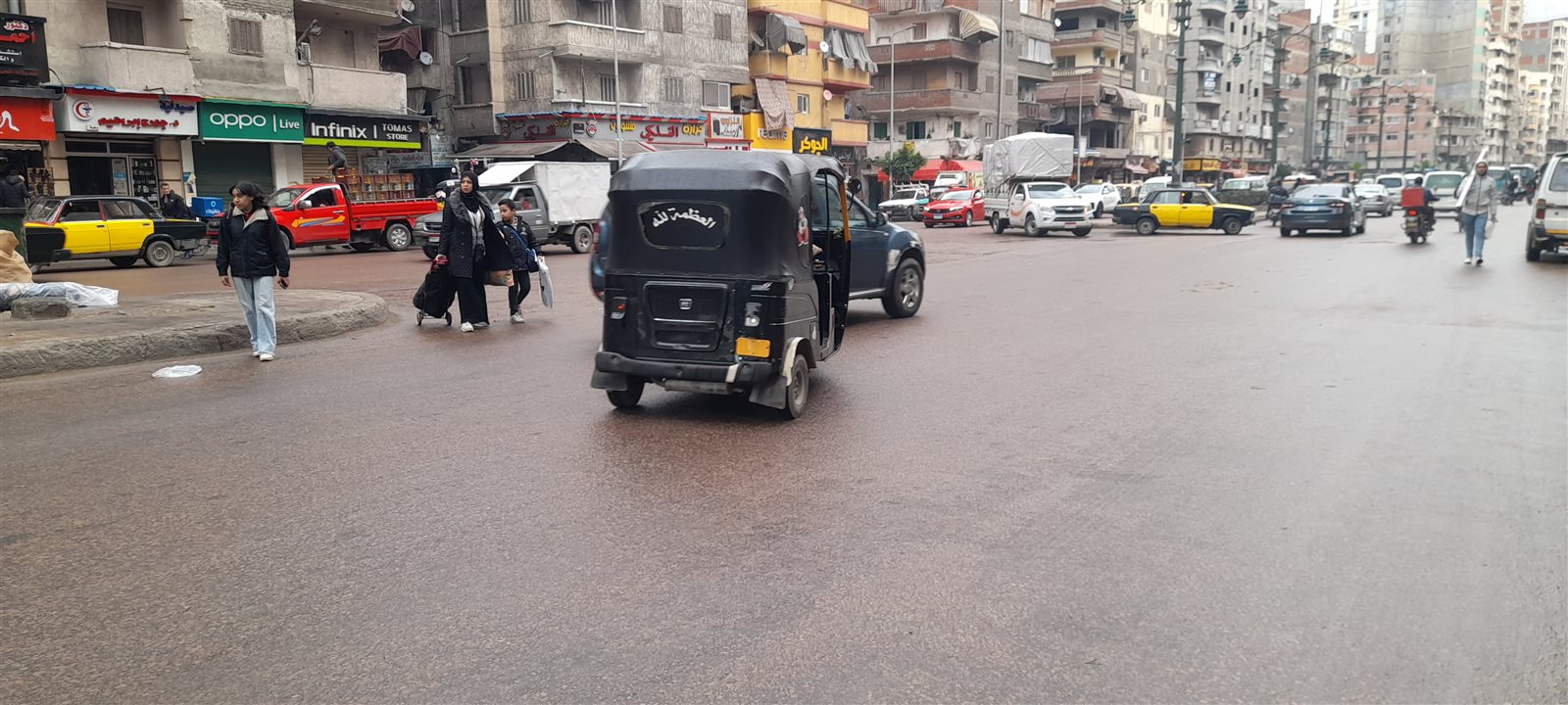 هطول أمطار متوسطة على مناطق شرق الإسكندرية 