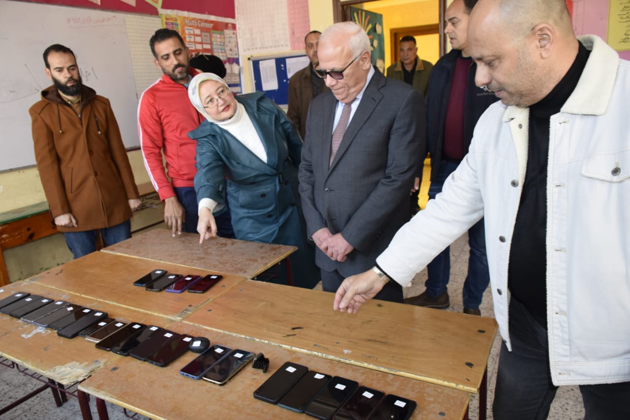 جولة محافظ بورسعيد بلجان الإعدادية 