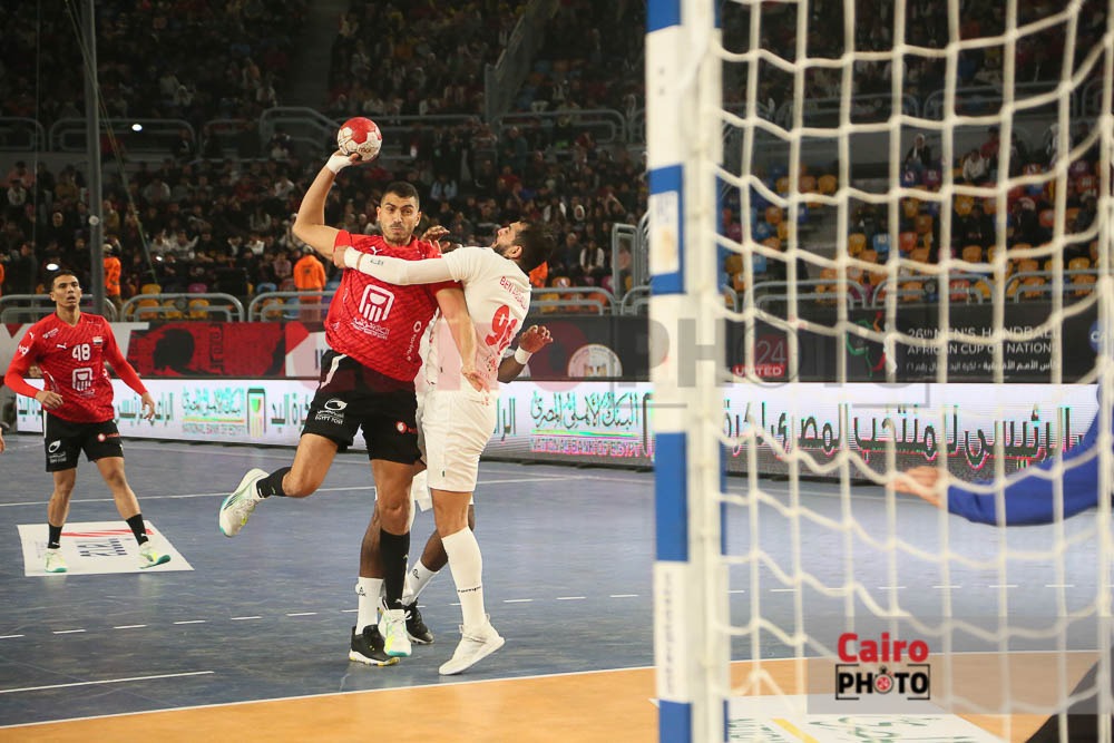 مباراة مصر وتونس في كرة اليد (2)