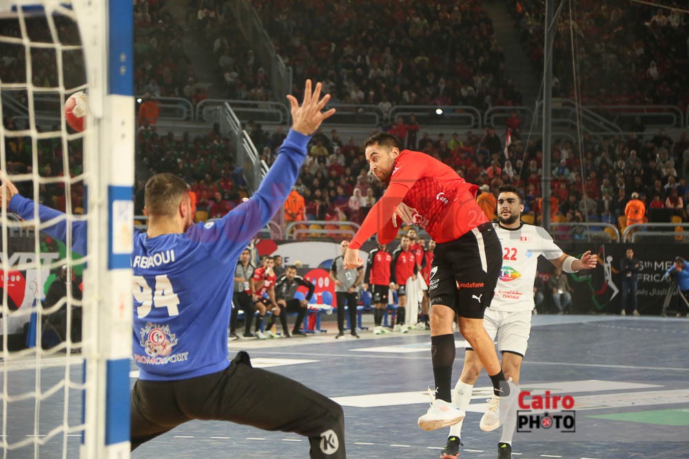 مباراة مصر وتونس في كرة اليد (4)