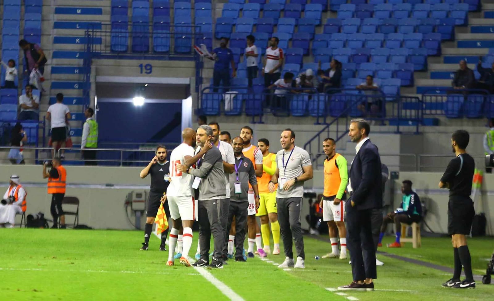 مباراة الزمالك والرجاء الودية (2)