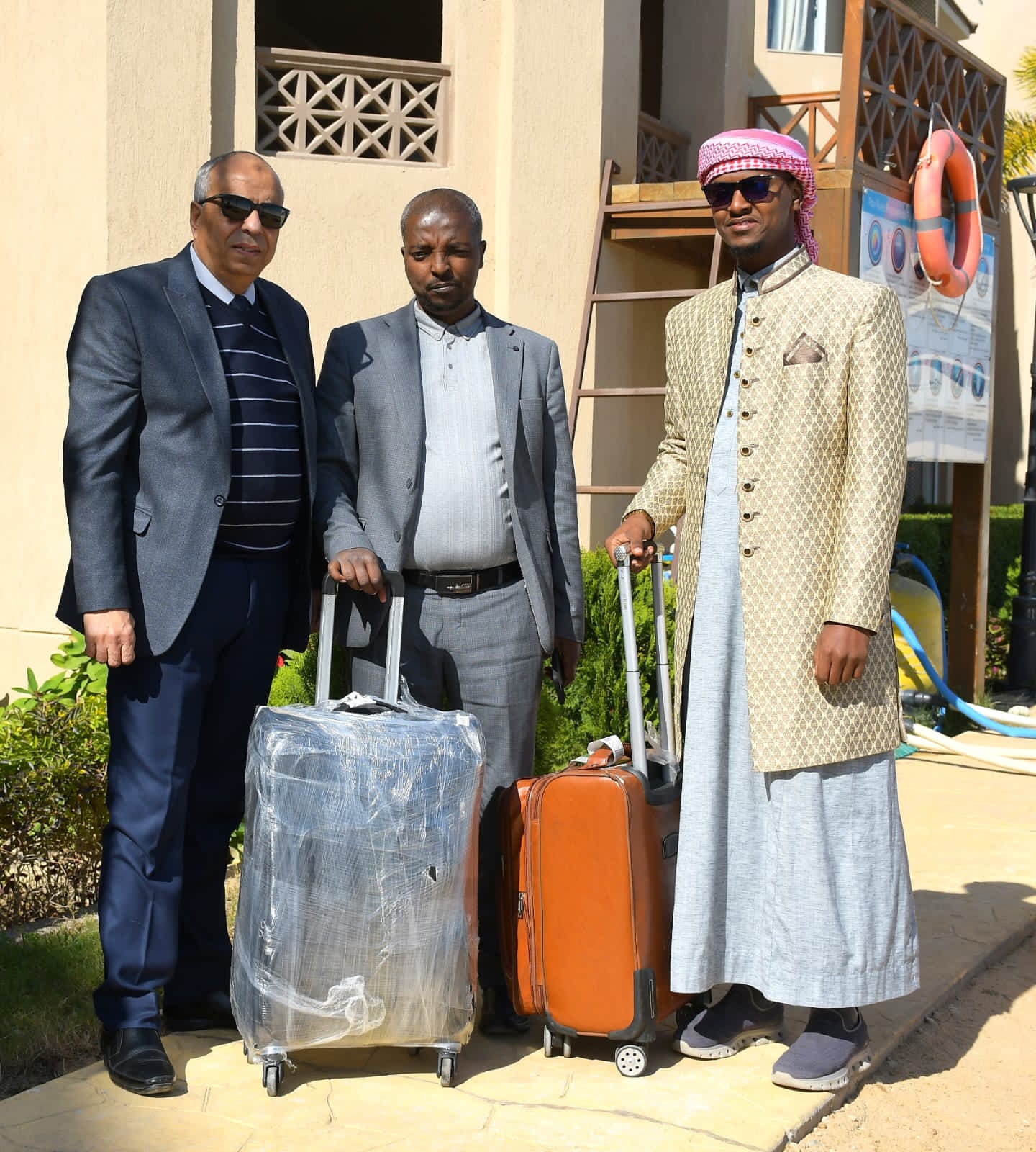 وصول المشاركون في مسابقة بورسعيد الدولية لحفظ القرآن الكريم والإبتهال الديني