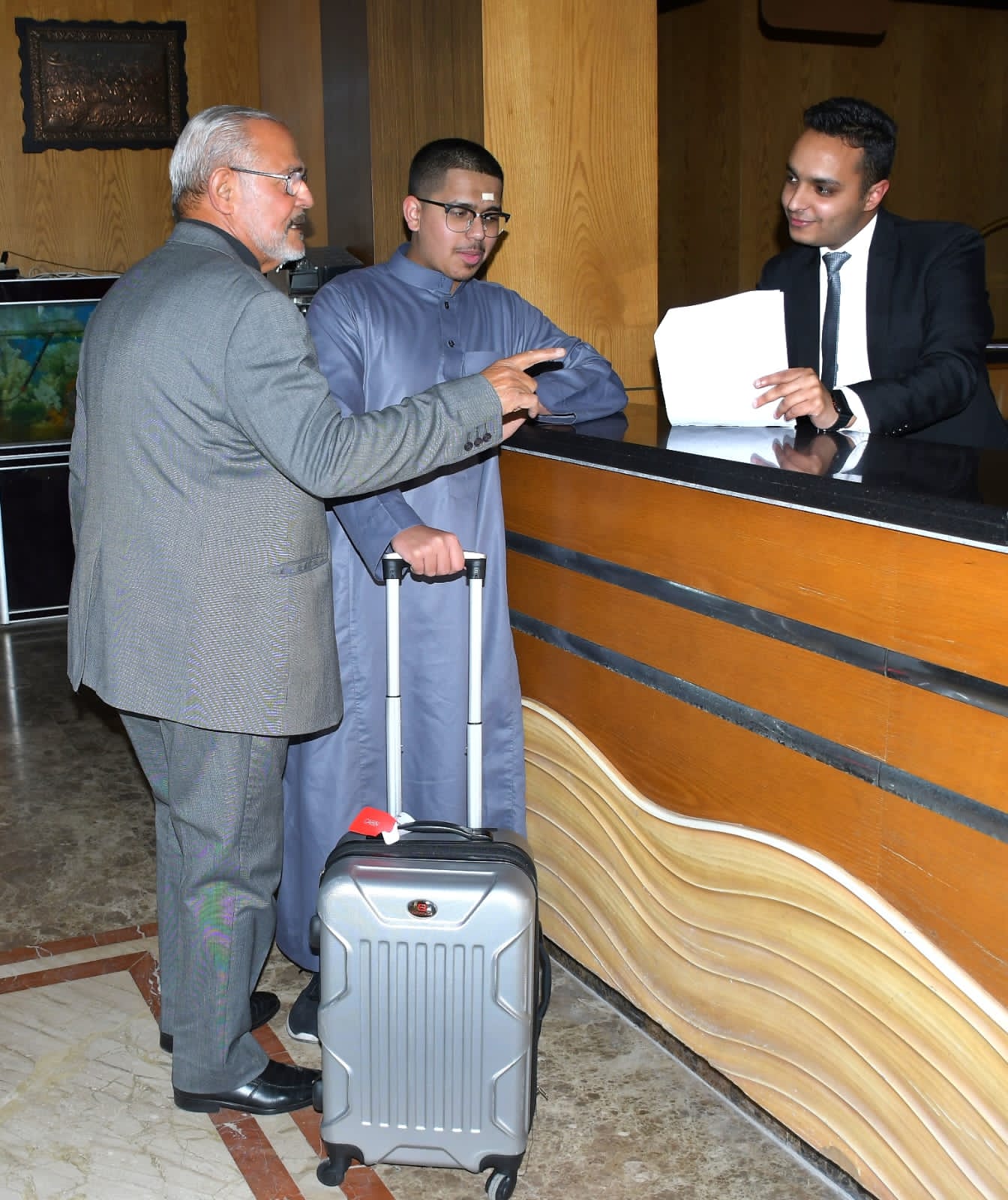 وصول المشاركون في مسابقة بورسعيد الدولية لحفظ القرآن الكريم والإبتهال الديني