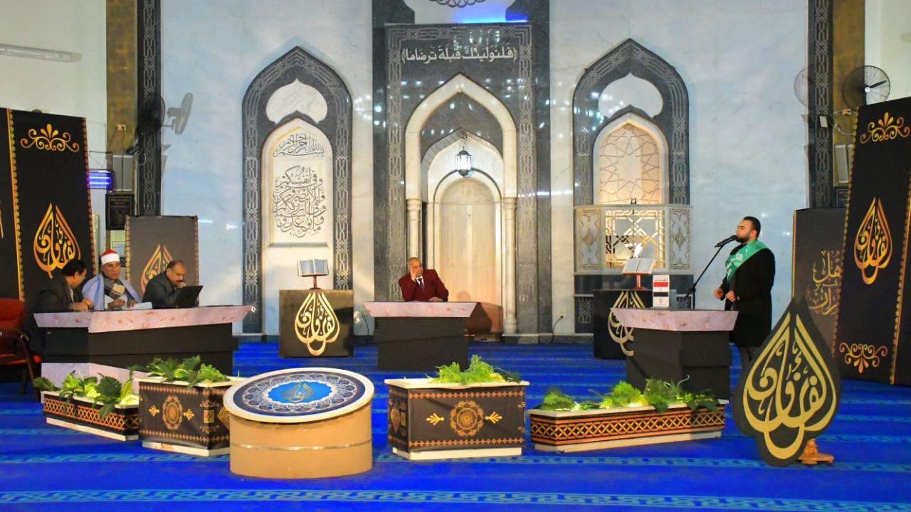 منافسات مسابقة بورسعيد الدولية في الإبتهال الديني بمسجد الحسين - قص