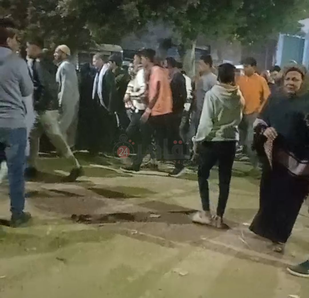 تشييع جنازه شاب قتل بالفيوم