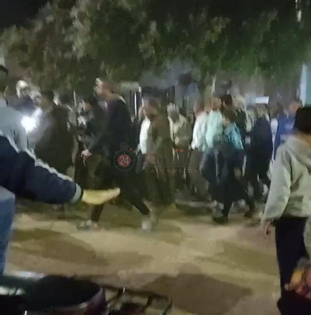 جنازة الشاب المقتول في الفيوم