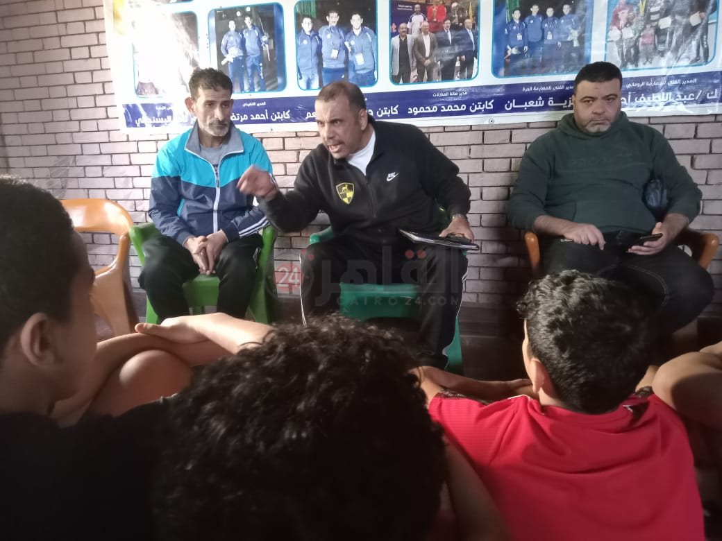 المشرف الفني بالاتحاد المصري للمصارعة يزور الناشئين بالدقهلية