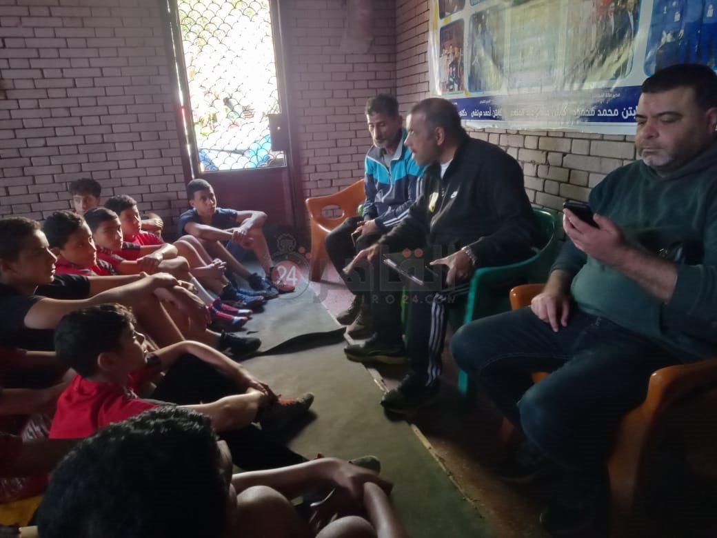 المشرف الفني بالاتحاد المصري للمصارعة يزور الناشئين بالدقهلية