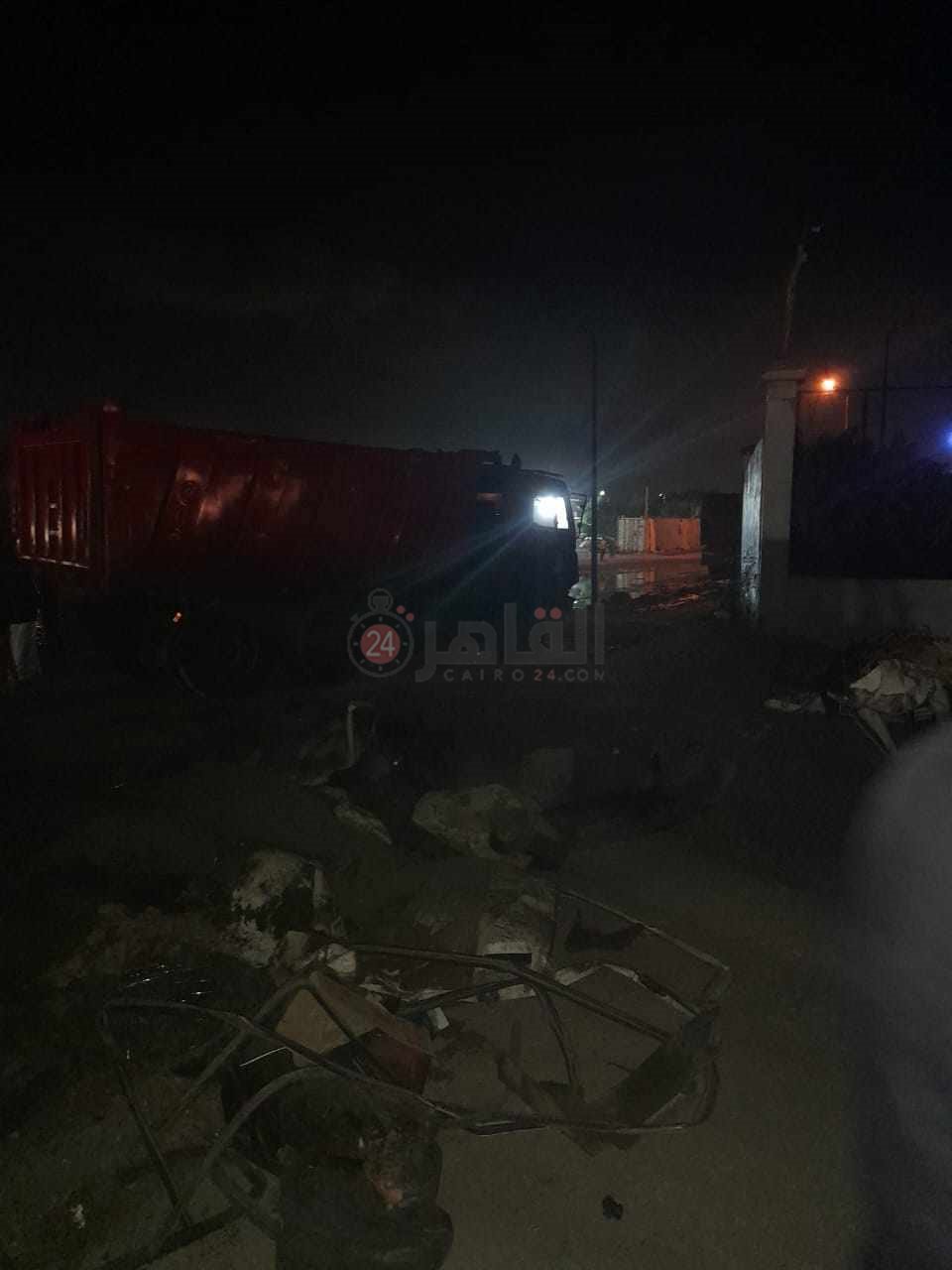 الصور الأولى لحادث الإسكندرية 