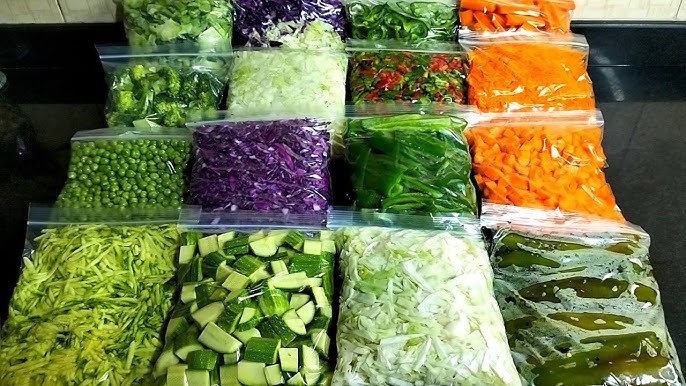 الخضروات الطازجة والملونة