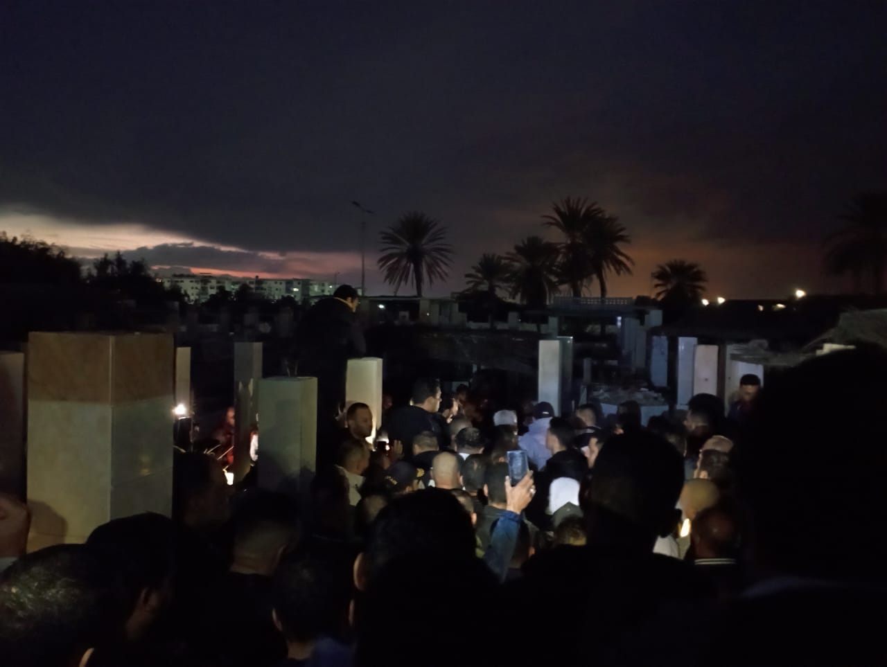 جنازة شاب توفي بأزمة قلبية مفاجئة ببورسعيد 