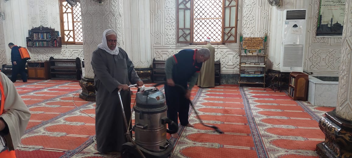 وكيل أوقاف الإسكندرية يتابع تجهيز المساجد لاستقبال شهر رمضان