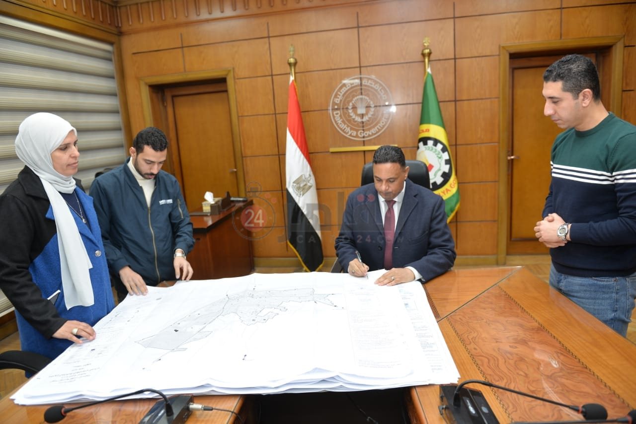 محافظ الدقهلية يعتمد المخطط التفصيلي لمدينة طلخا (1)