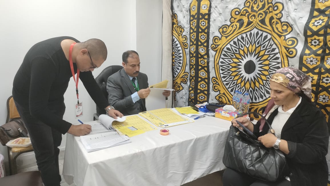 توافد مهندسوا بورسعيد على لجان انتخابات التجديد النصفي