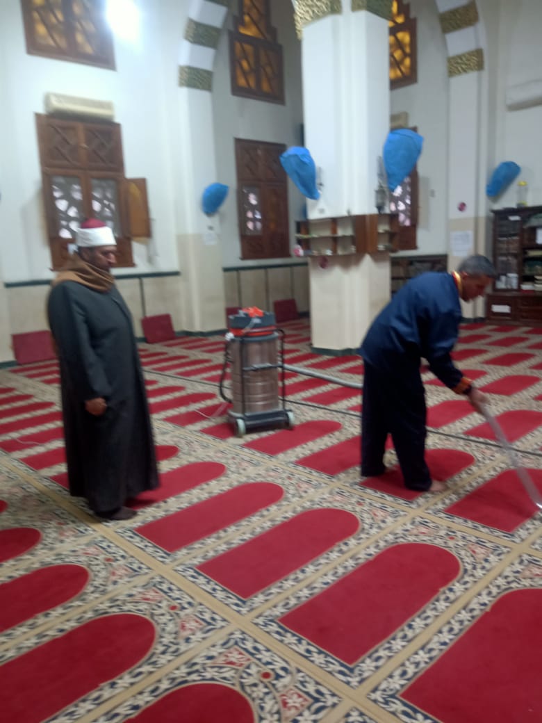 حملات نظافة المساجد استعدادا لرمضان