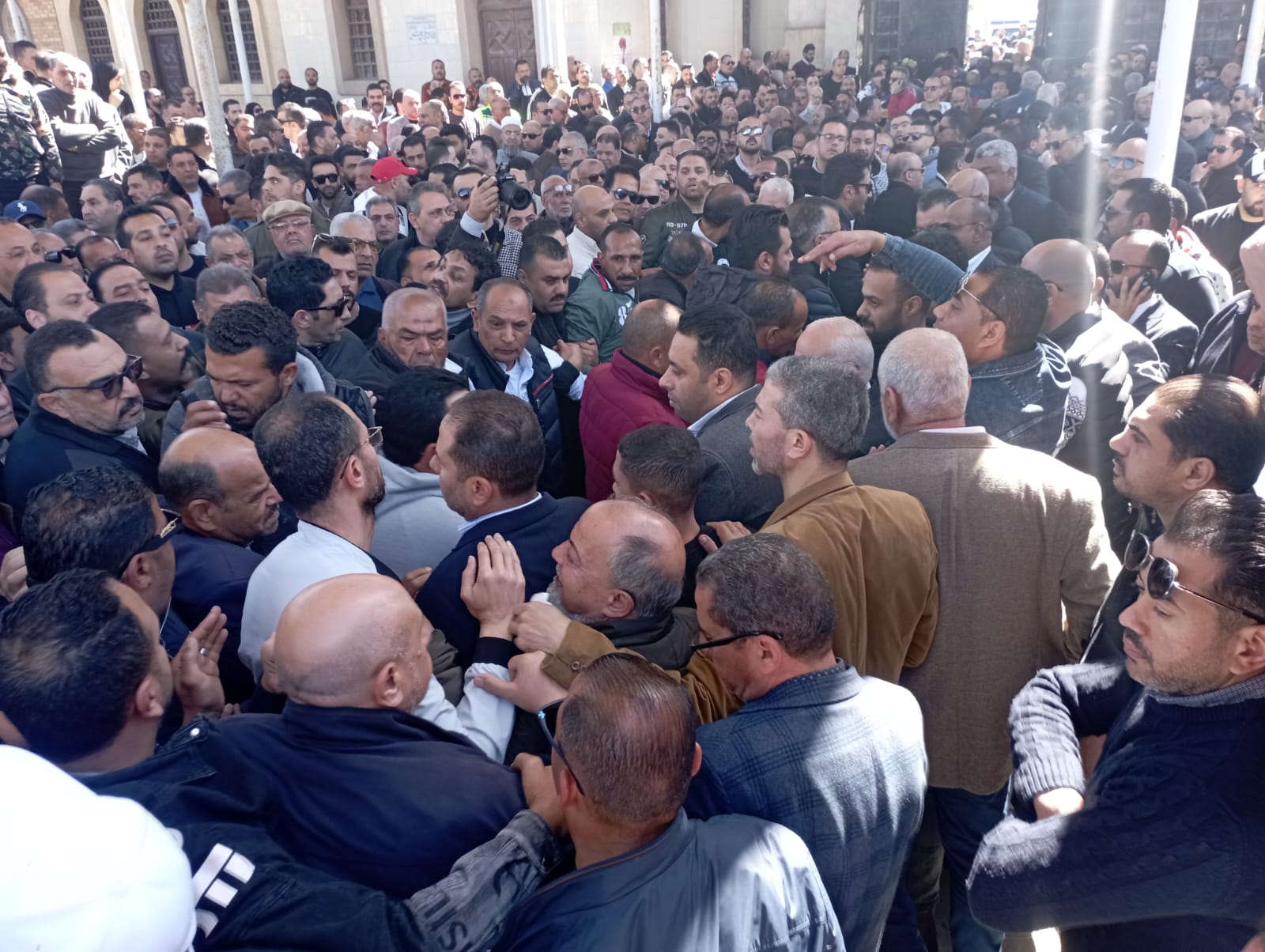 جنازة مهيبة لوالد النائب أحمد فرغلي ببورسعيد