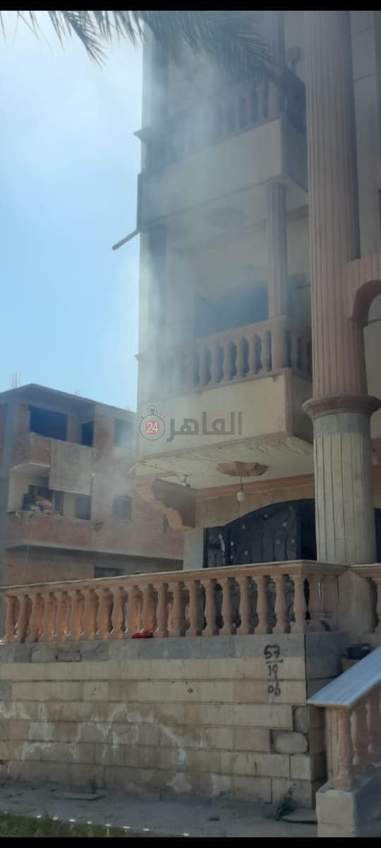 نشوب حريق داخل عقار سكني بكرداسة 