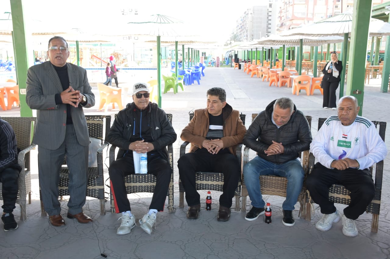 النادي المصري يقيم احتفالية لـ رواد بورسعيد لكرة القدم