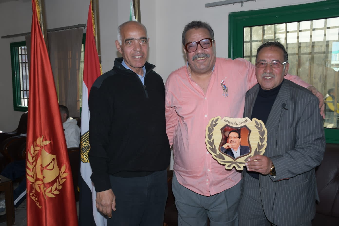 النادي المصري يقيم احتفالية لـ رواد بورسعيد لكرة القدم