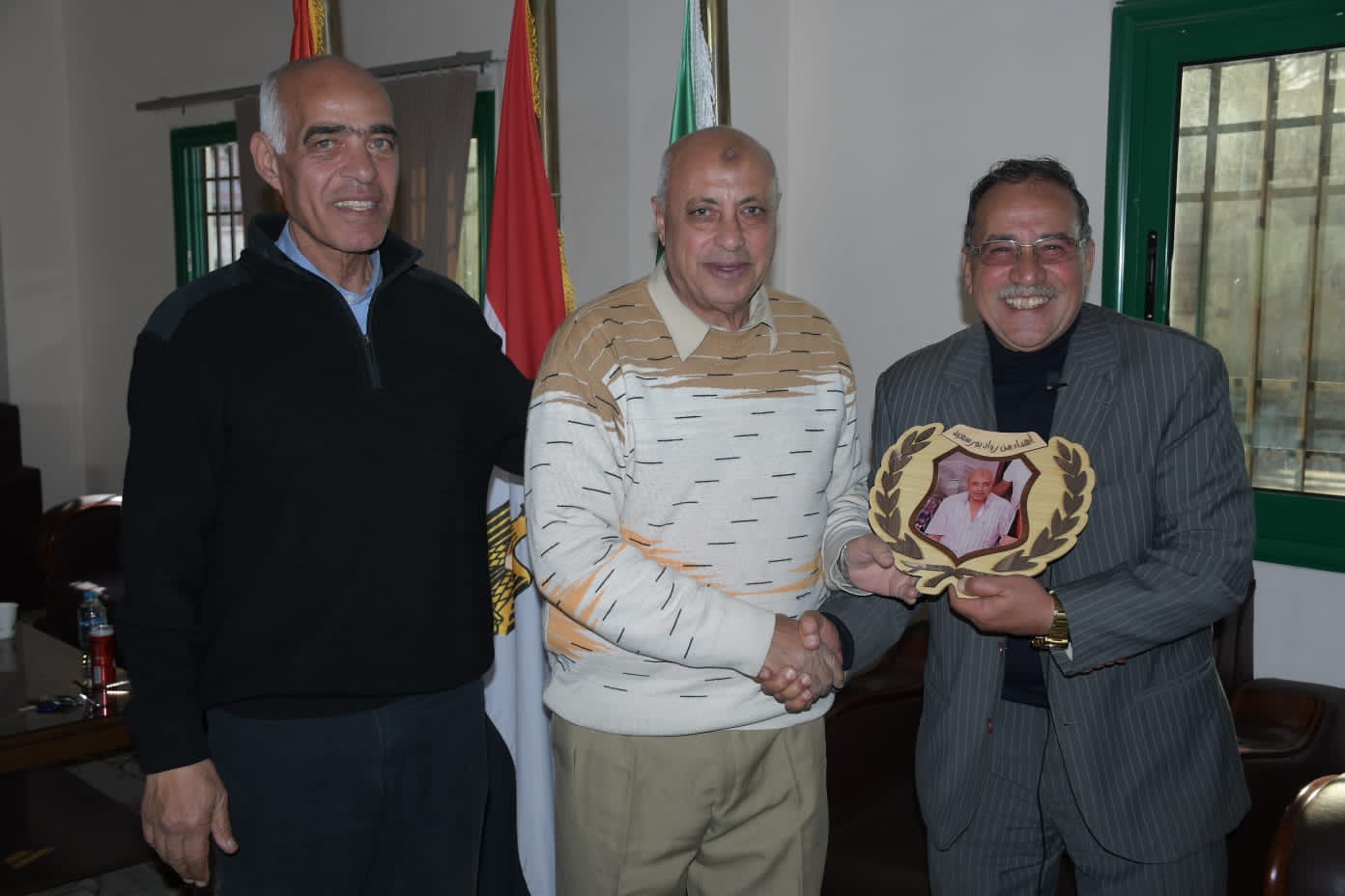 النادي المصري يقيم احتفالية لـ رواد بورسعيد لكرة القدم