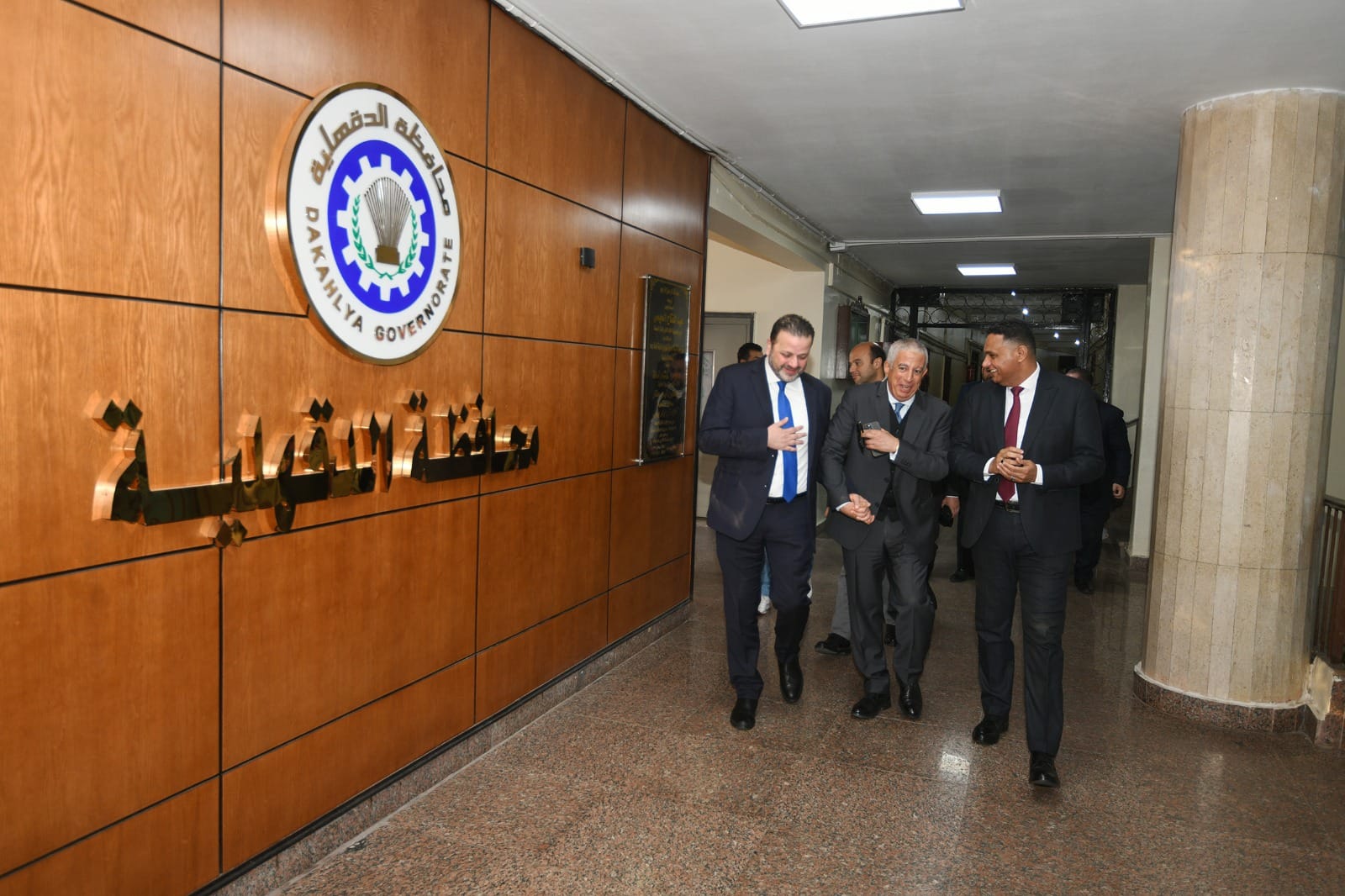 جانب من افتتاح مكتب تصديقات جديد بمدينة المنصورة