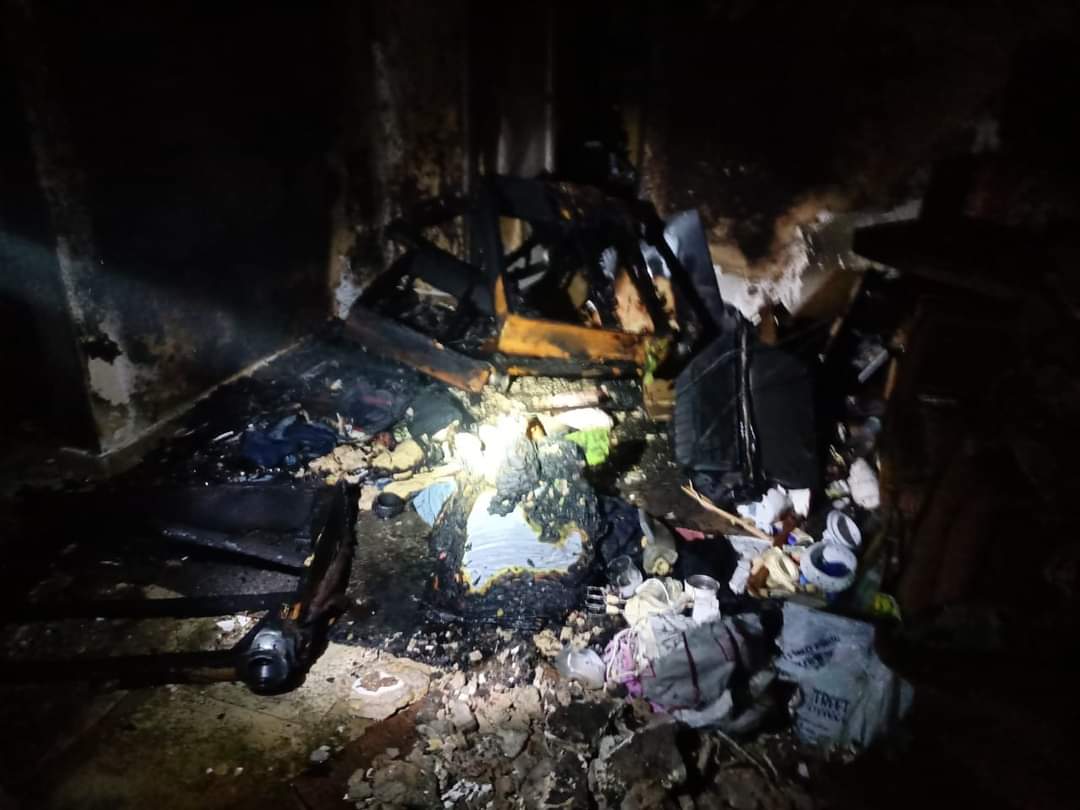 حريق يلتهم وحدة سكنية ببورسعيد 