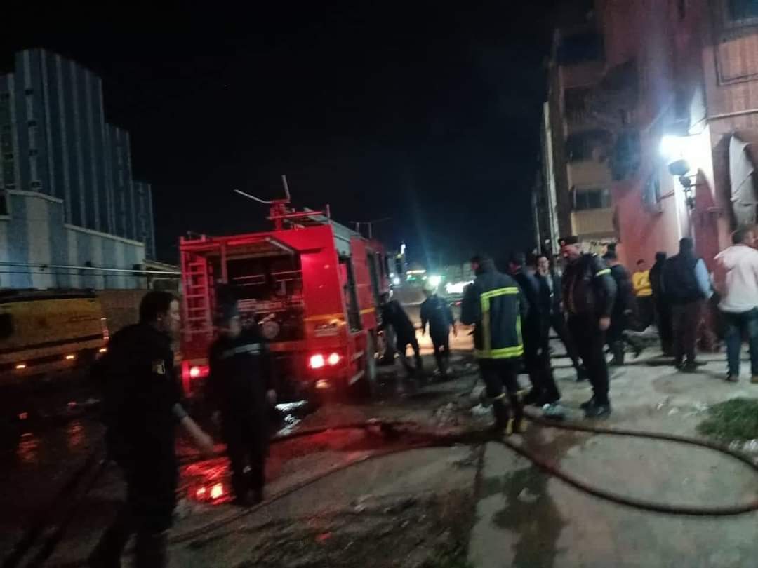 حريق يلتهم وحدة سكنية ببورسعيد 